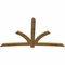 Ekena Millwork Davenport Rough Sawn Timber Gable Bracket, Western Red Cedar, 108"W x 63"H x 2"D x 6"F, 14/12 Pitch GBW108X63X0206DAV00RWR - alternate 5